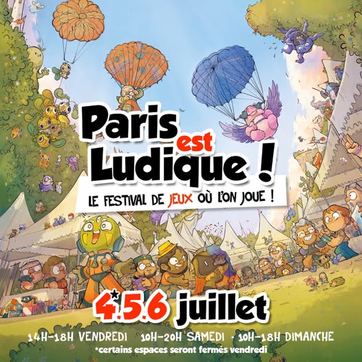 Affiche Paris est Ludique